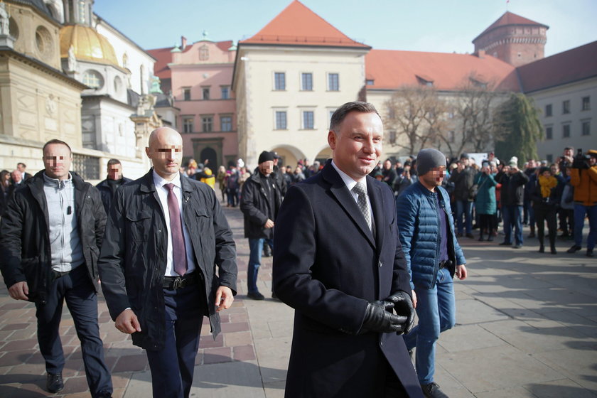 Prezydent Andrzej Duda na Wawelu