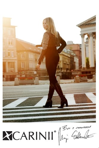 Maja Sablewska w kampanii Carinii jesień/zima 2014/2015