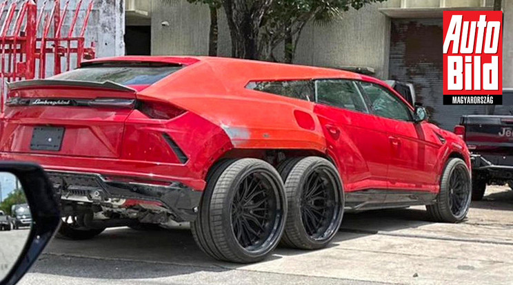 Hatkerekű Lamborghini Urus / Fotó: Auto Bild