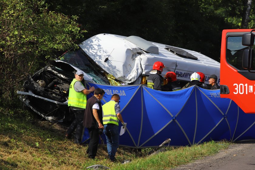 Śmiertelny wypadek na Lubelszczyźnie. Kilkanaście osób rannych