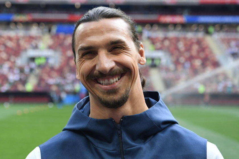FILE PHOTO: Former Sweden striker Ibrahimovic attends a meeting with media representatives ahead of 