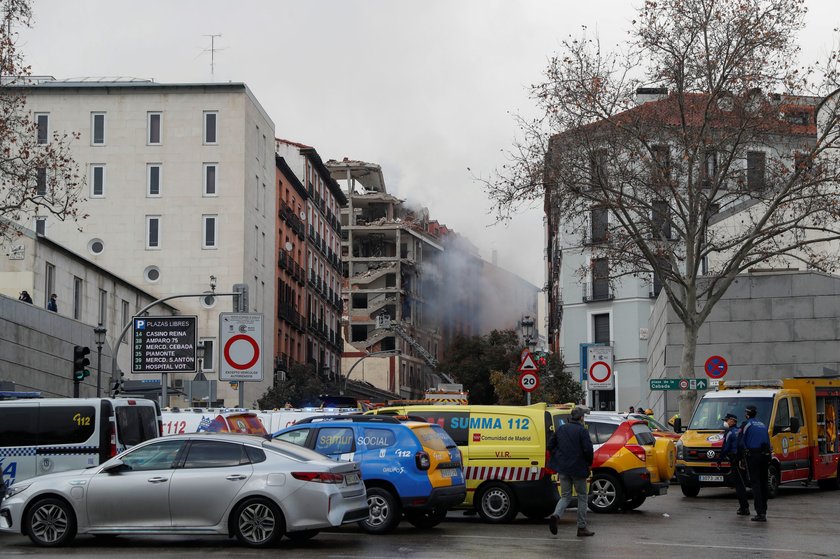 Eksplozja w centrum Madrytu