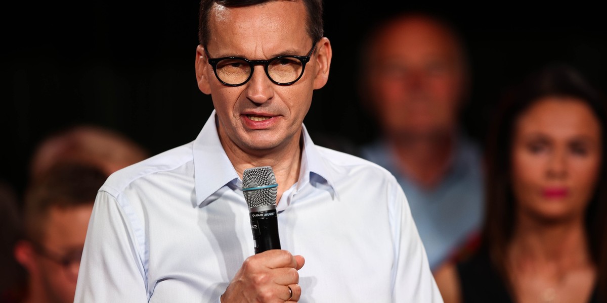 Premier Mateusz Morawiecki. 