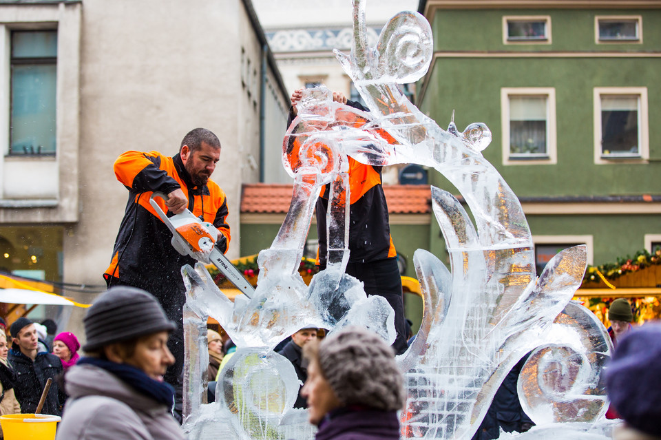 POZNAŃ VIII FESTIWAL RZEŹBY LODOWEJ