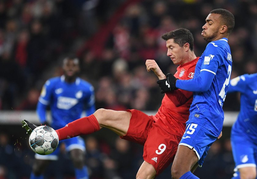 Robert Lewandowski strzelił dwa gole Hoffenheim