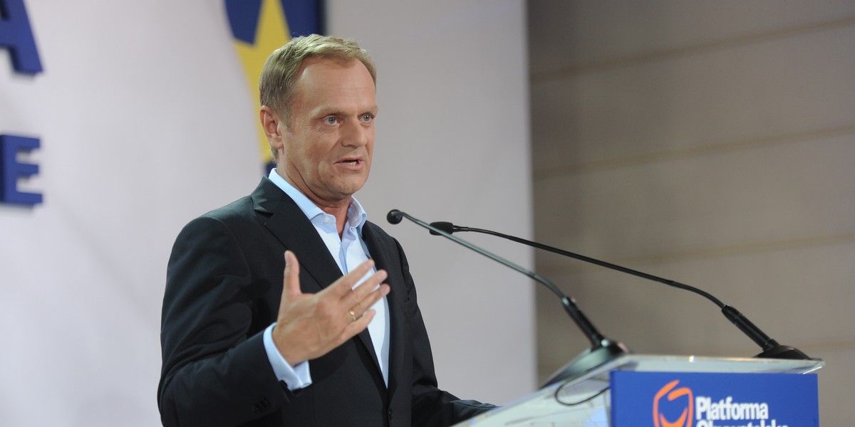 Donald tusk wieczor wyborczy