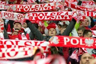 Kibice fani Polska Szwajcaria piłka nożna reprezentacja Polski