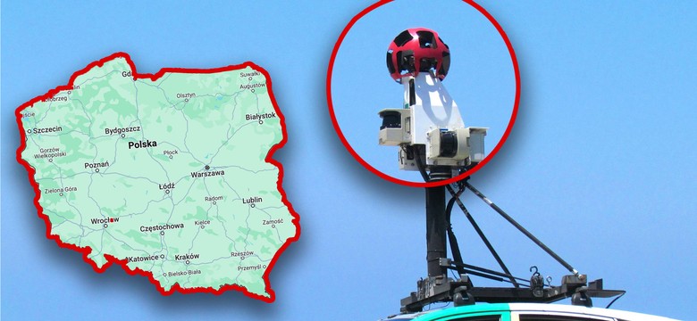 Auta Google ruszają w Polskę. W tych miejscach będą robić zdjęcia