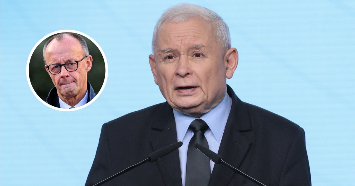 Kaczyński do Merza. "Uderz w stół, a Niemcy się odezwą"