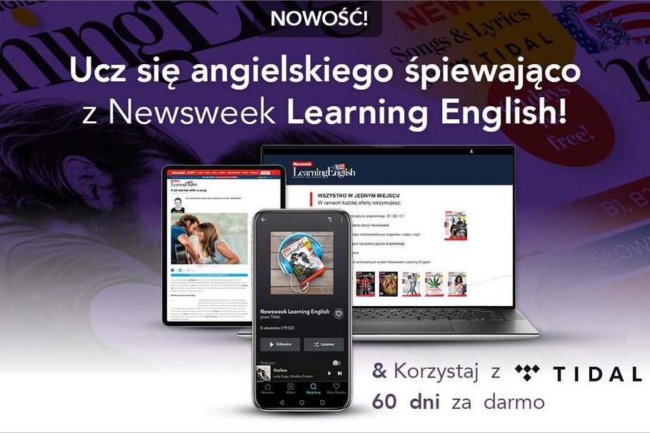 „Ucz się angielskiego śpiewającą z Newsweek Learning English&TIDAL!”