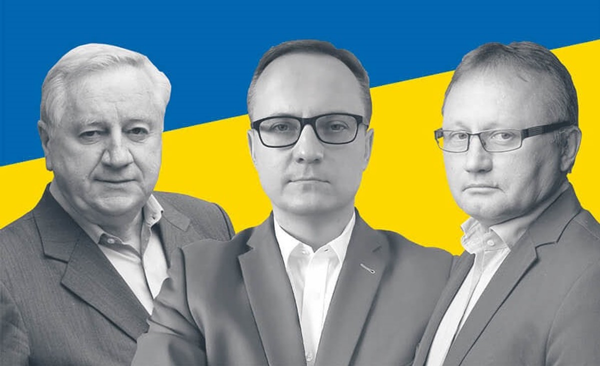 Fragment okładki z książki „Wielka gra o Ukrainę”