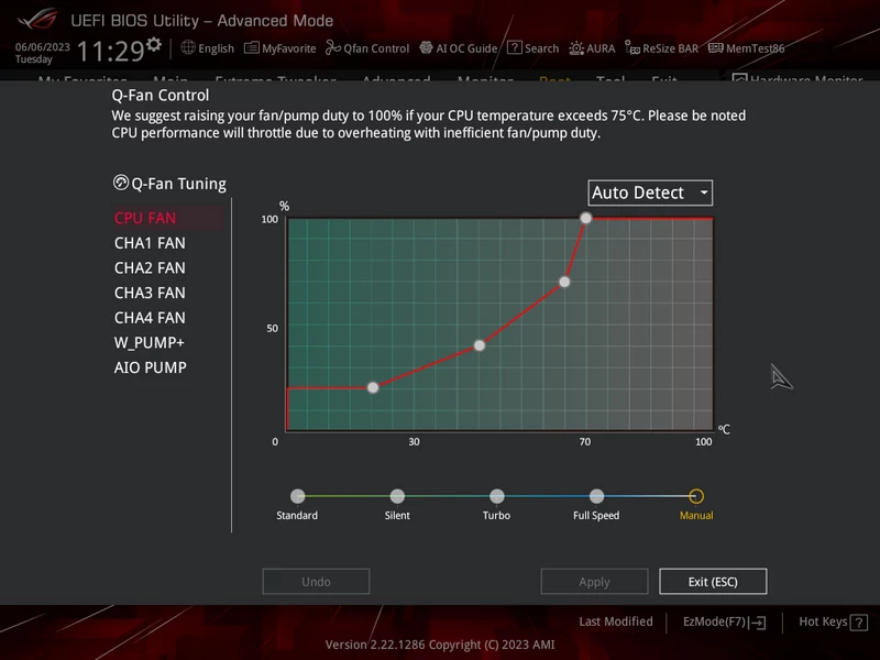 Asus – UEFI – Q-Fan Control