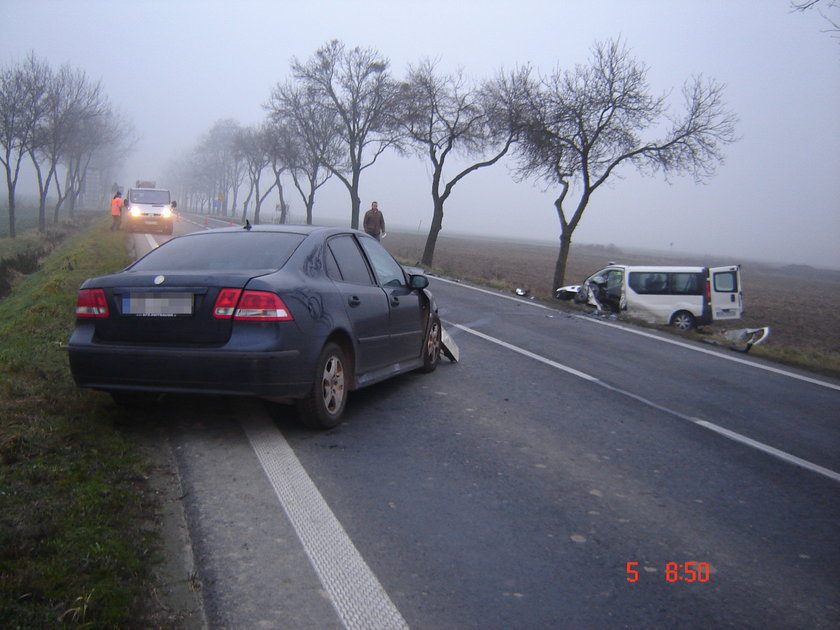 Wypadek na drodze krajowej nr 94 na Opolszczyźnie