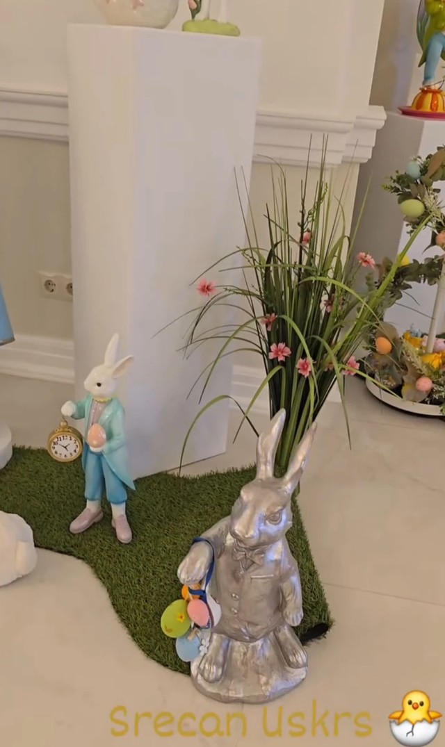 Dekoracija Dragane Mirković na Uskrs