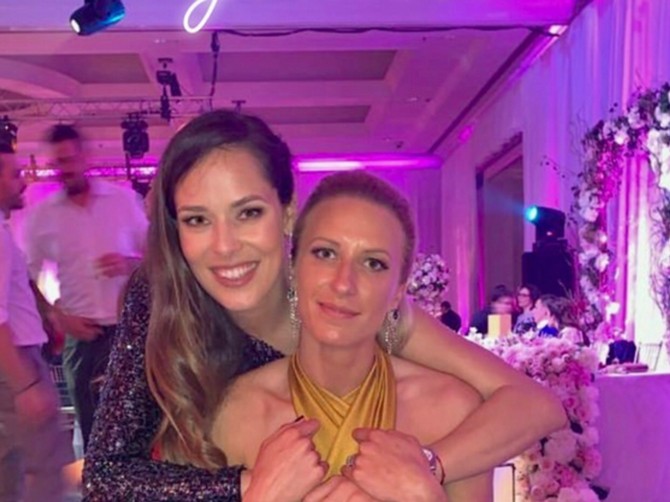 Ana Ivanović sa kumom Miroslavom Najdanovski