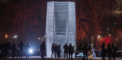 W Krakowie stanęła wieża, która oczyszcza powietrze