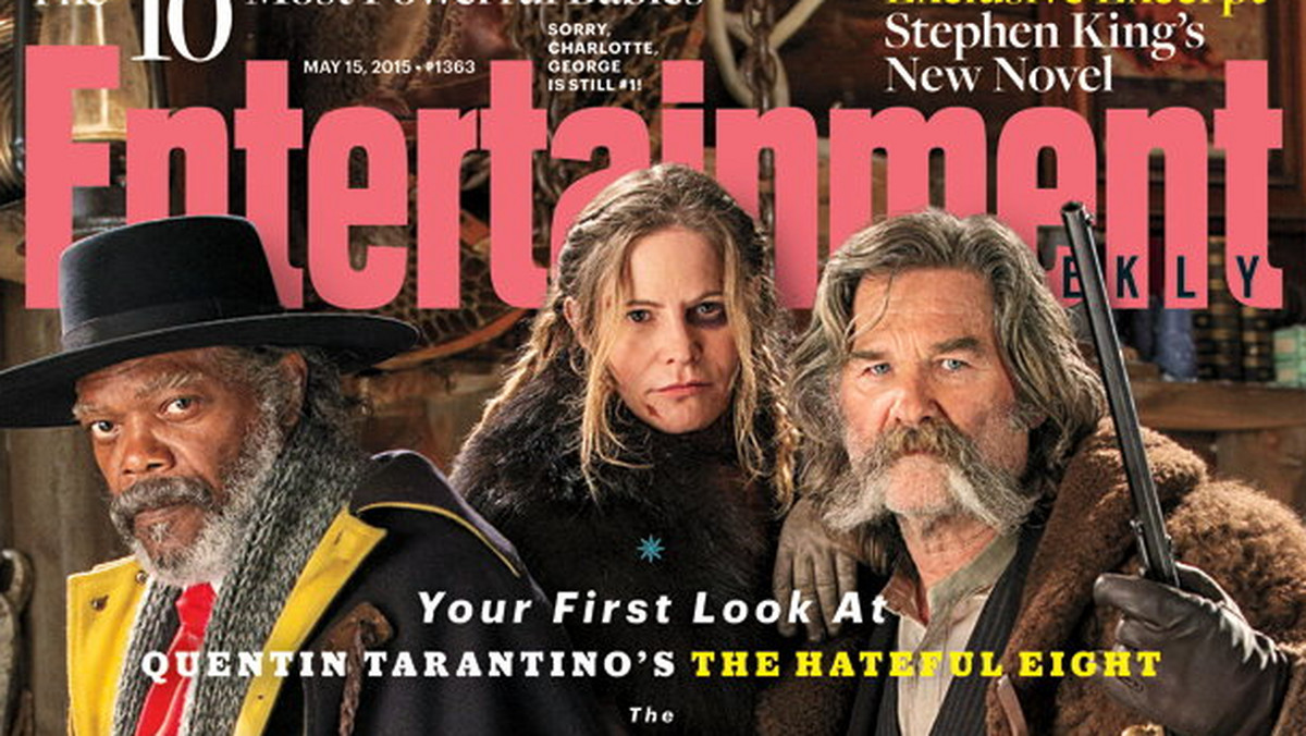 Na okładce najnowszego wydania magazynu "Entertainment Weekly" znalazło się pierwsze zdjęcie z filmu "The Hateful Eight", westernu w reżyserii Quentina Tarantino.