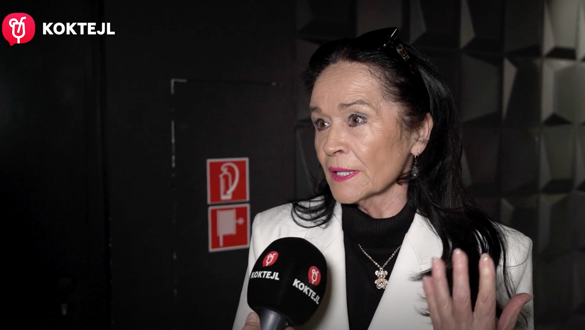 Herečka Hana Gregorová.