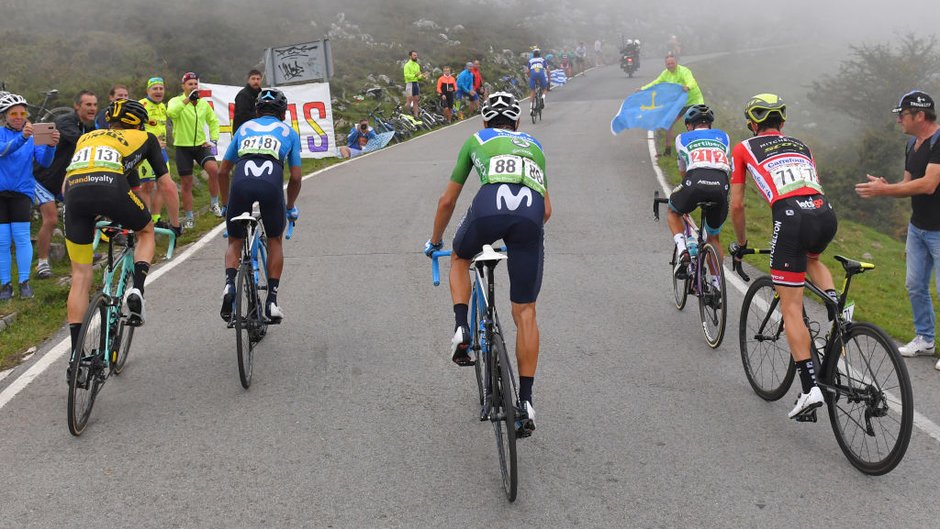 Vuelta a España 2018, podjazd do Lagos de Covadonga