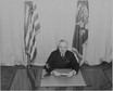 Prezydent Harry S. Truman ogłasza koniec II wojny światowej w Europie