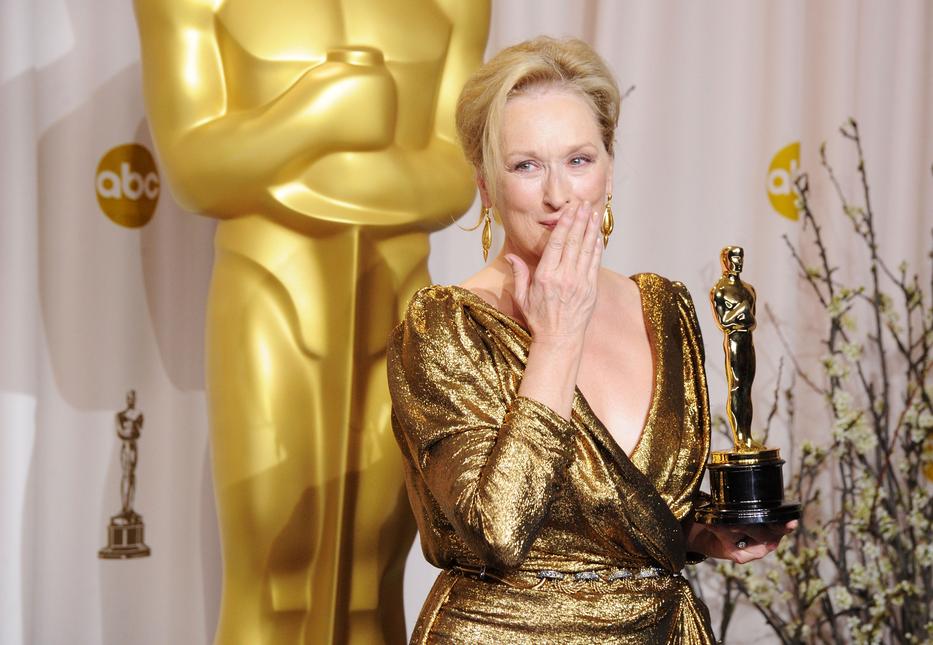 Meryl Streep a legtöbb Oscar-jelöléssel rendelkező színész a gála történelmében, de nem ő nyerte a legtöbb Oscar-díjat
