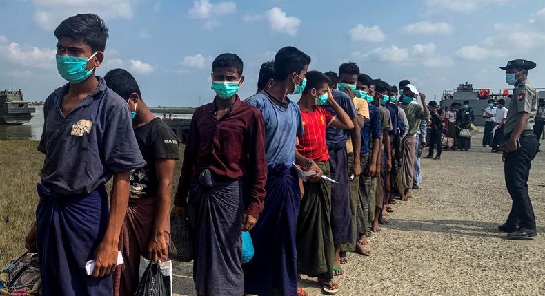 Rakhine Rohingya prisoners