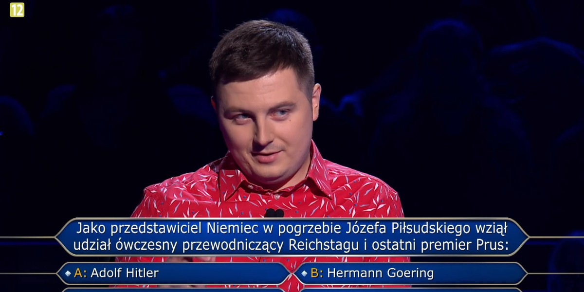 Jakub Dominiak odpadł na pytaniu o pogrzeb