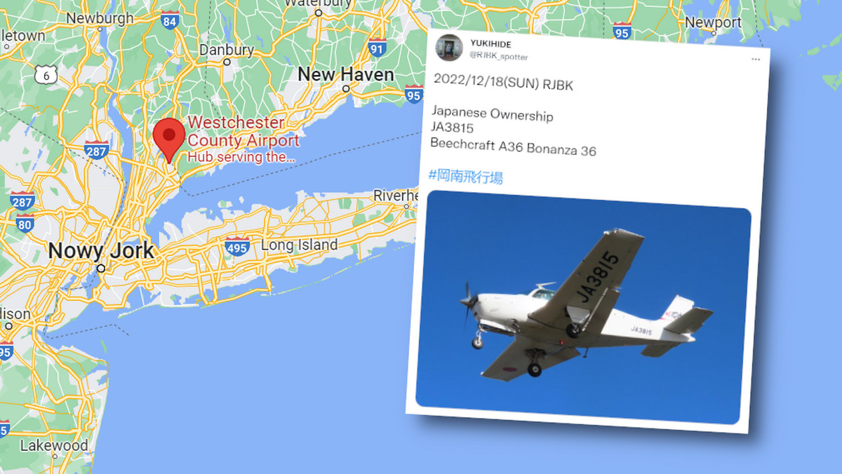 Pod Nowym Jorkiem rozbił się samolot. Pilot zgłaszał problemy z silnikiem