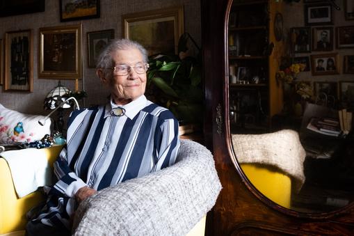 Elżbieta Tatarkiewicz-Skrzyńska, 99 lat: – Zgodnie z zasadą mojej babci: trzeba wstawać od stołu nienajedzonym. I trzeba się ruszać. Nie uprawiałam sportów, ale zawsze byłam w ruchu.