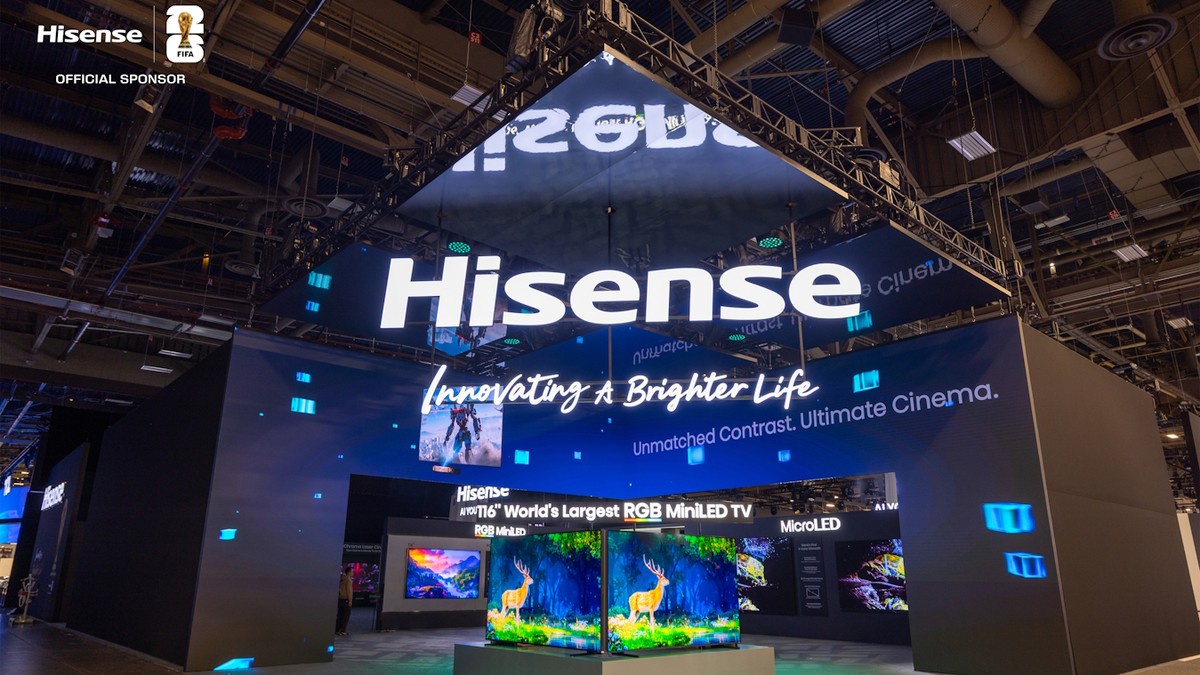Hisense CES 2026 RGB MiniLED TV 