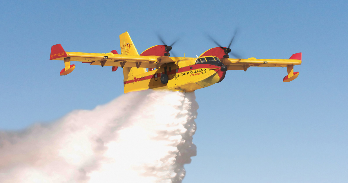 EU and Canada to jointly buy 50 Canadair 515 firefighting aircraft