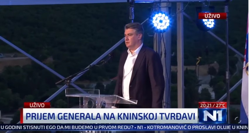 Zoran Milanović u Kninu