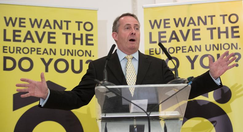 Liam Fox, Brexit