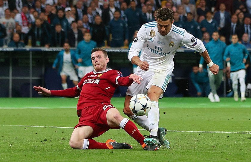 FILE PHOTO: Real Madrid's Cristiano Ronaldo celebrates after winning the Champions League in Kiev, U