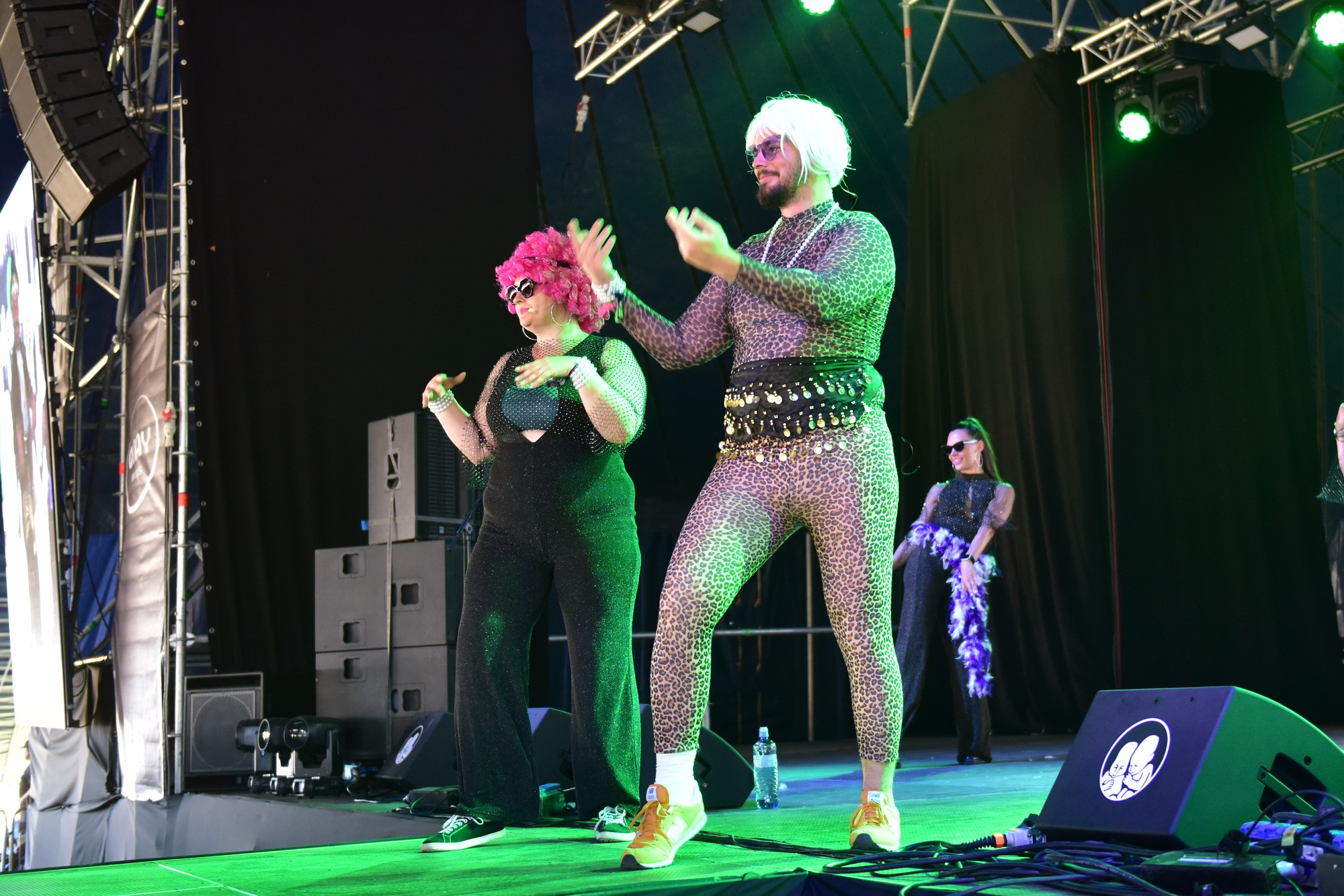 Fero Joke, Petra Polnišová a Ladislav Cmorej na festivale Pohoda.