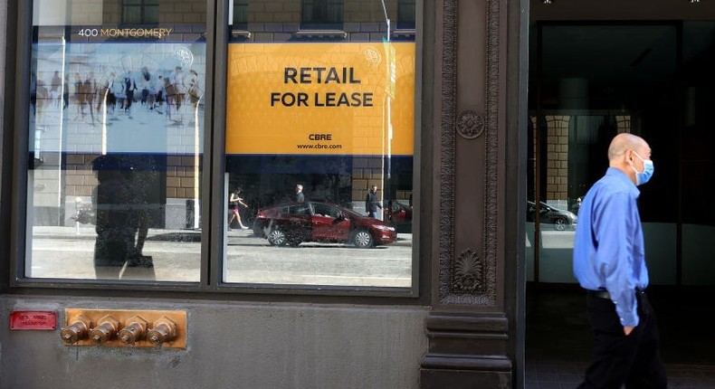 A commercial property for lease in San Francisco.Justin Sullivan/Getty Images