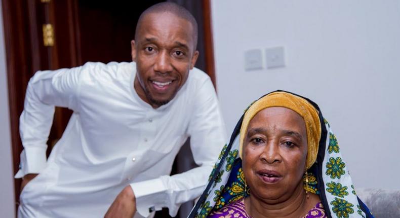 Rashid Abdalla with his Mother. Take heart and be strong - Rashid Abdalla’s prayer for his ailing mother