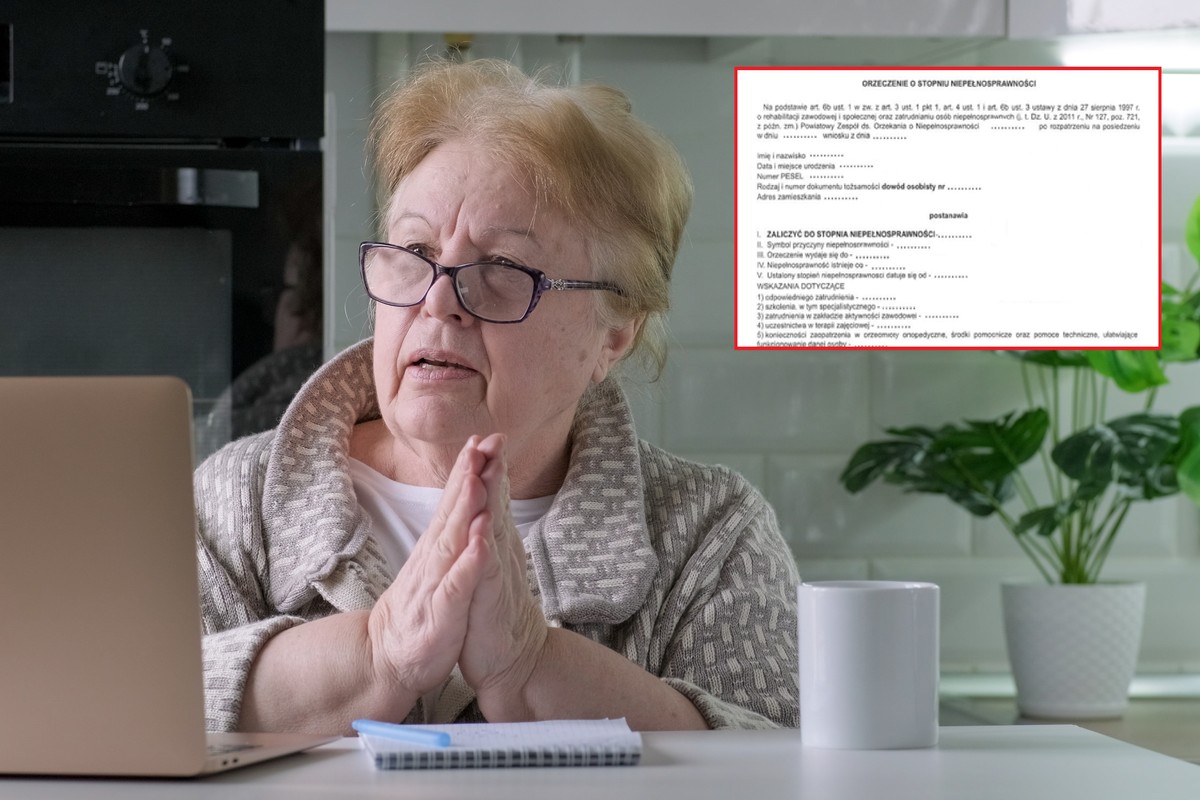 Emerytka sprawdza informacje, jak uzyskać lekki sposób niepełnosprawności