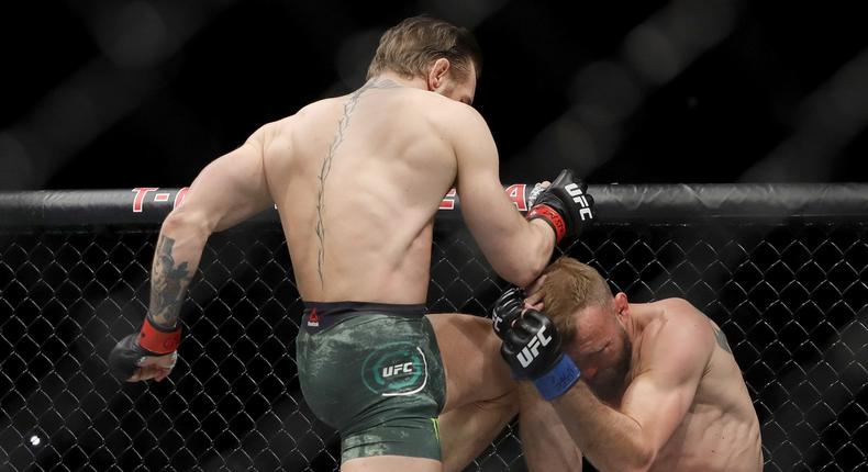 Conor McGregor beat Donald Cerrone