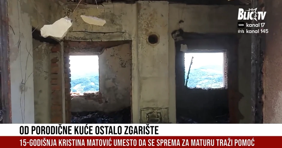 Požar odneo kuću Matovića