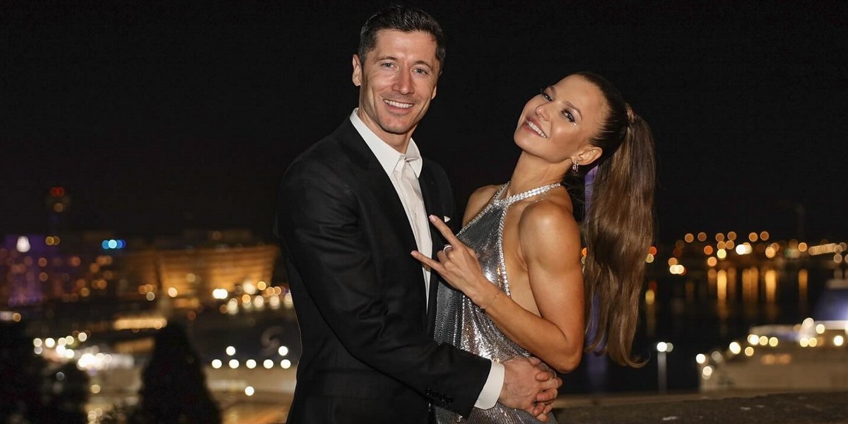 Robert i Anna Lewandowscy wspólnie się bawili w Hiszpanii.