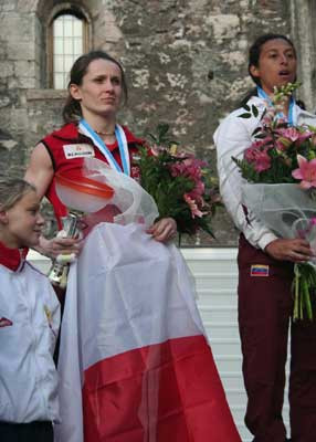 Edyta Ropek – ceremonia dekoracji, fot. Arkadiusz Kamiński