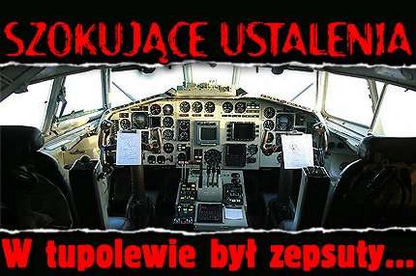 Szokujące ustalenia. W tupolewie był zepsuty...