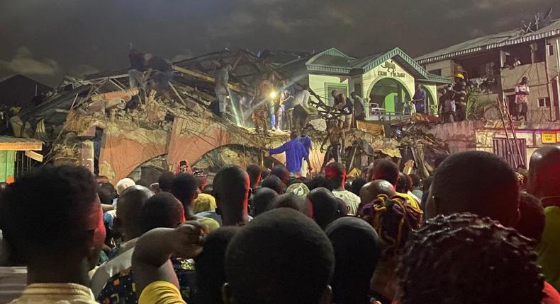3 storey building collapses in Ebute-Metta, Lagos [Pulse]