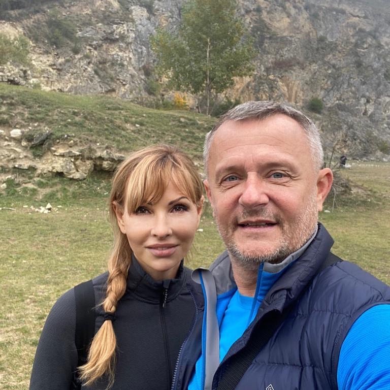 Vilo Rozboril s manželkou Alexandrou.