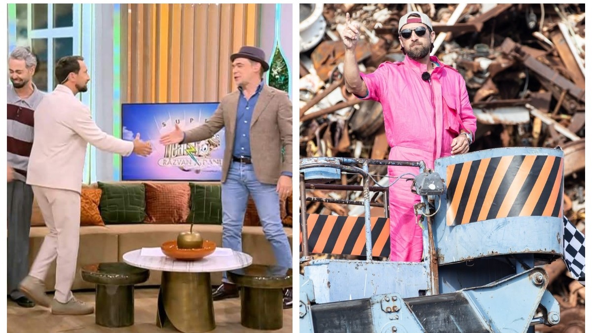 Cum l-a ironizat Răzvan Simion pe Dani Oțil, în direct la TV. Prezentatorul a revenit la „Super Neatza”, după filmările din Malta