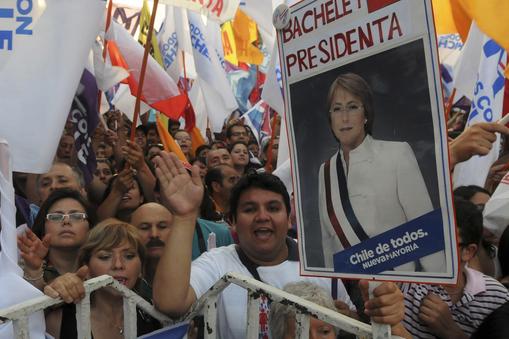 CHILE-ELECTION/Michelle Bachelet 