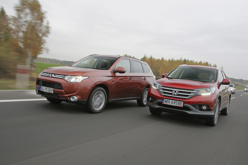 Mitsubishi Outlander kontra Honda CR-V: SUV-y bez zbędnych fajerwerków