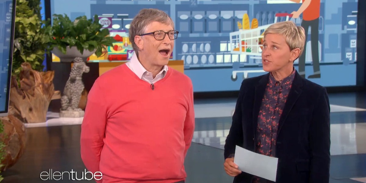 Bill Gates był gościem jednego z ostatnich programów Ellen DeGeneres