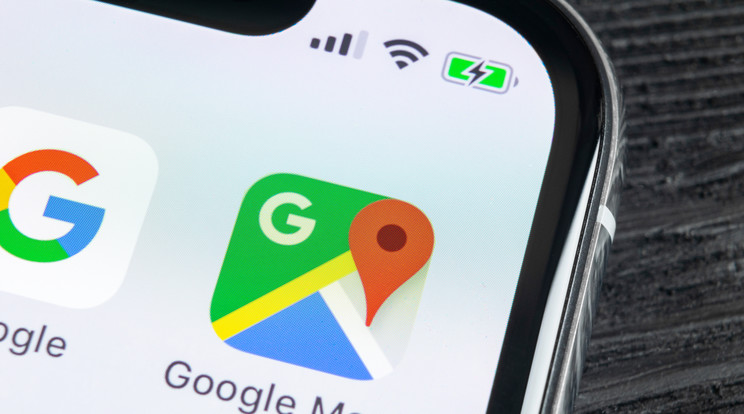 Okostelefonokon, a Google Maps alkalmazásban elérhető ez a funkció Fotó: Shutterstock